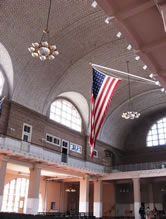 Inside the Great Hall, Flag flying