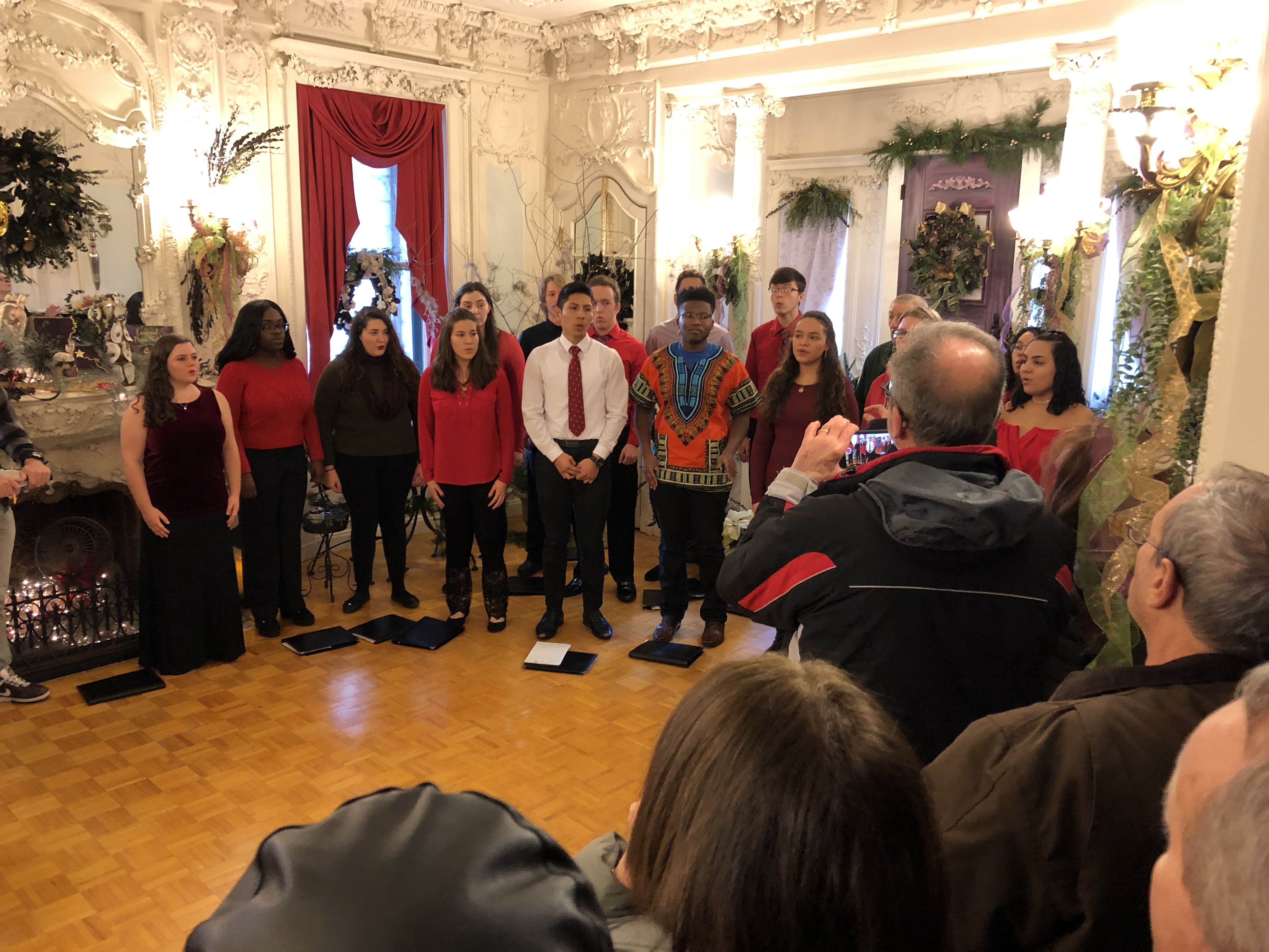 PHOTO: The Madrigal Singers at the Holiday Open House