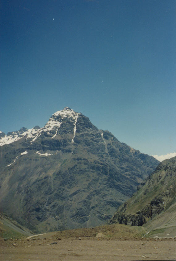 mountain with snow