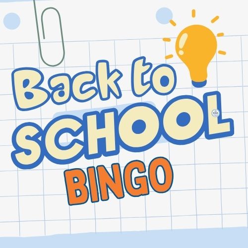 back to school bingo 