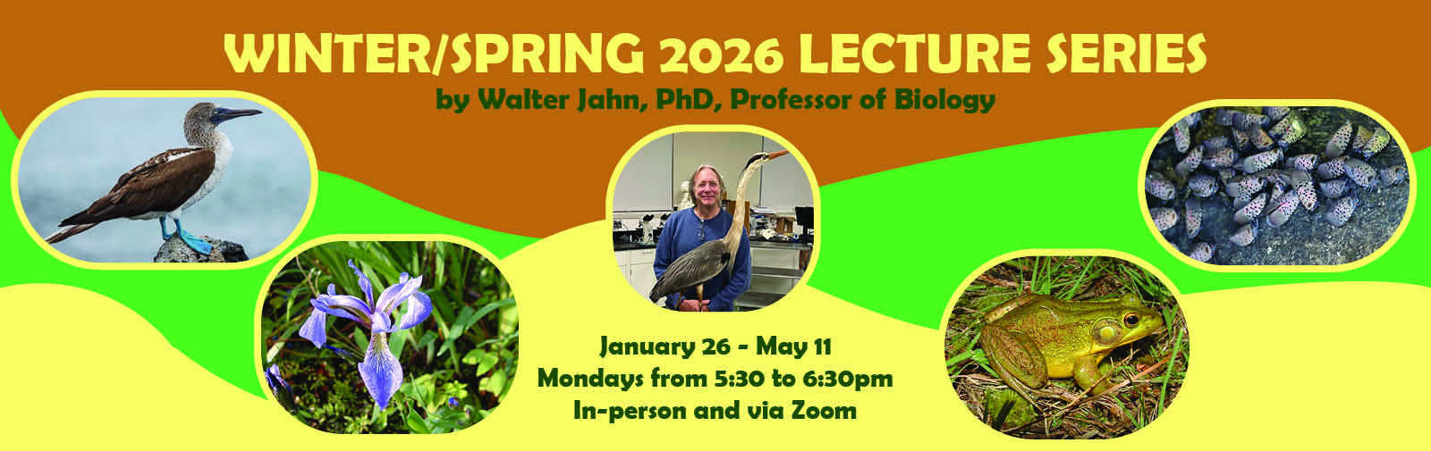 Winter/Spring 2026 Lecture Series by Walter Jahn