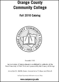 Cover Fall 2010 College Catalog