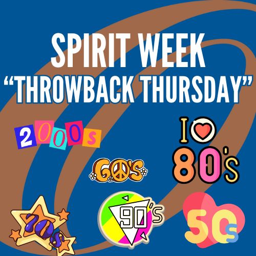 Spirit Week: Throwback Thursday