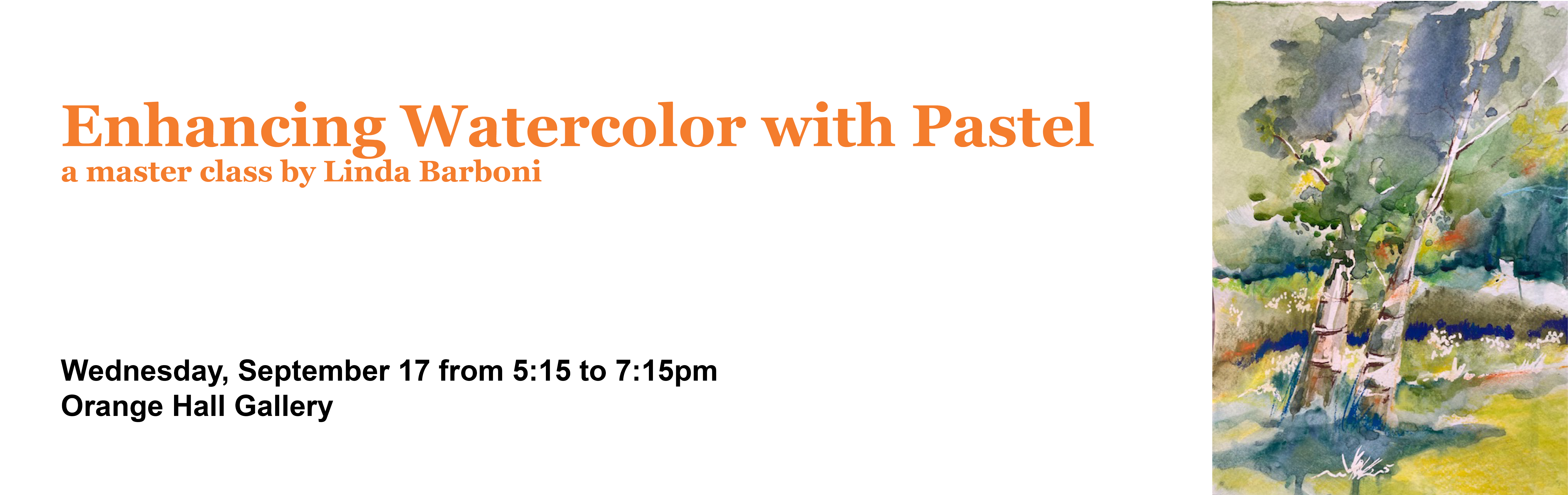 Enhancing Watercolor with Pastel