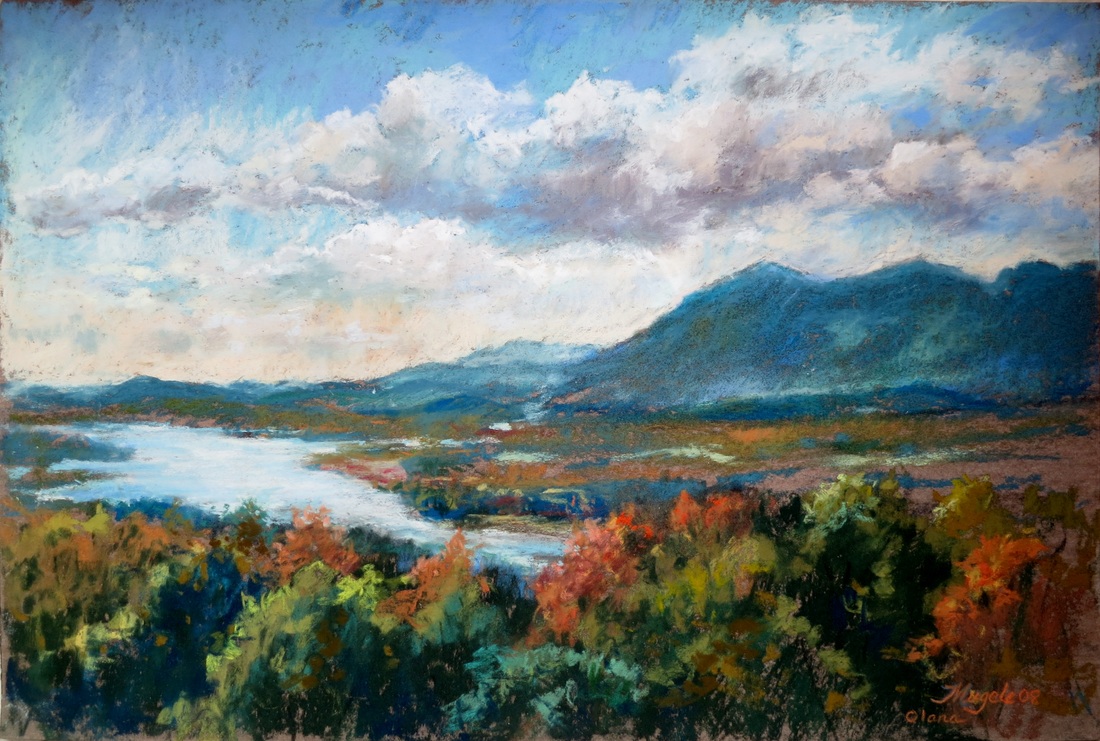 Riverscapes ~ our entrancing Hudson River ~ a master class in pastels
