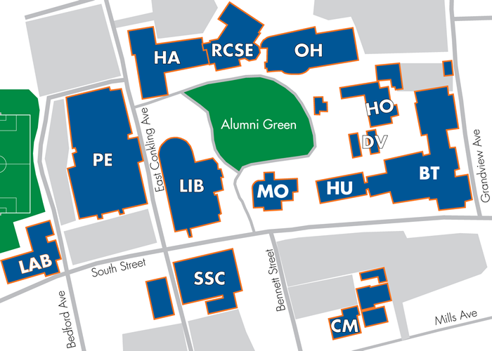 Suny Orange Campus Map SUNY Orange: Maps & Directions   Middletown Campus