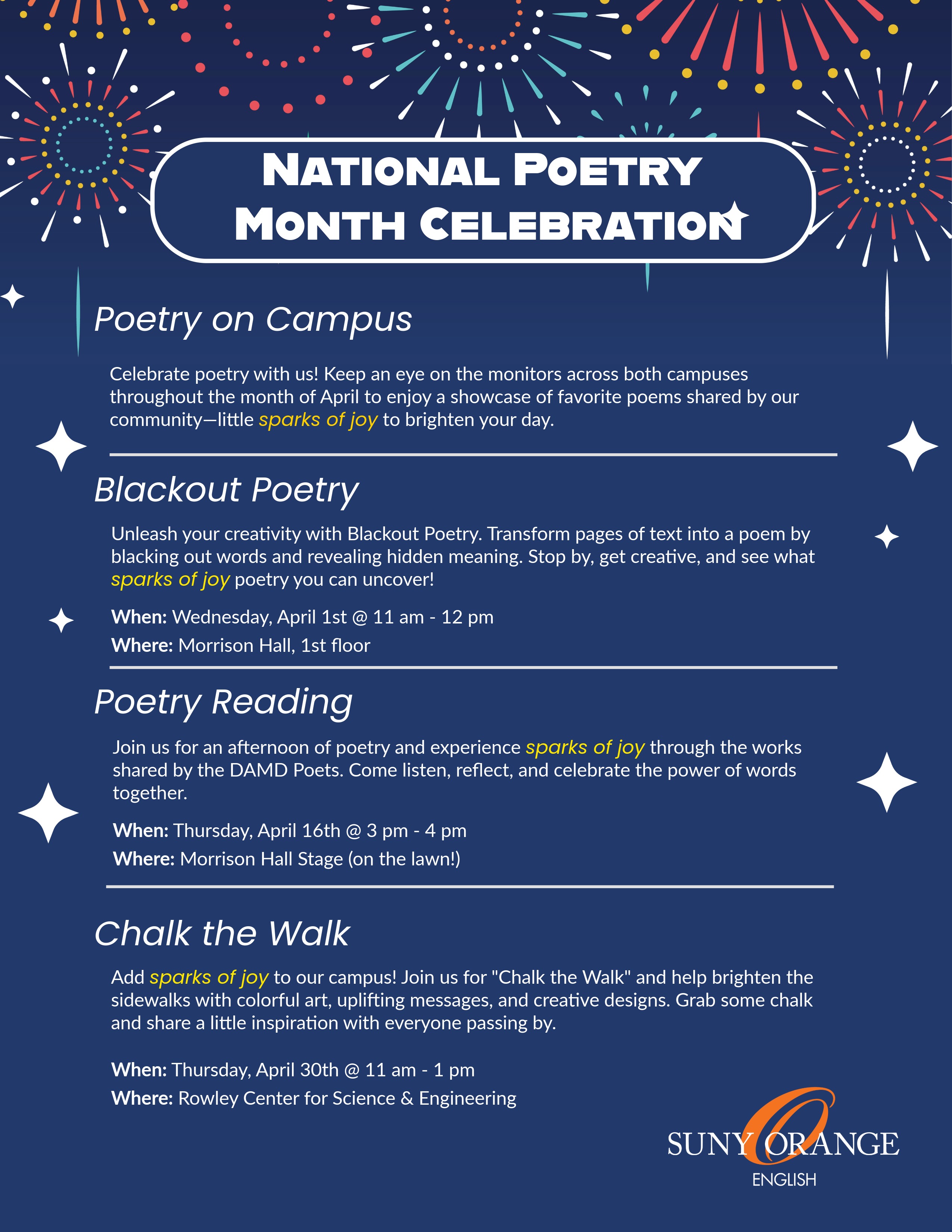 National Poetry Month Flyer (2026)