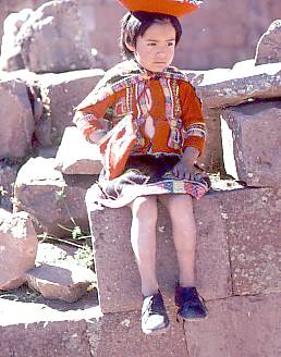 Photo: Girl on rocks