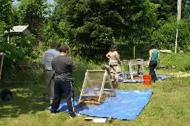 Photo of Students Excavating