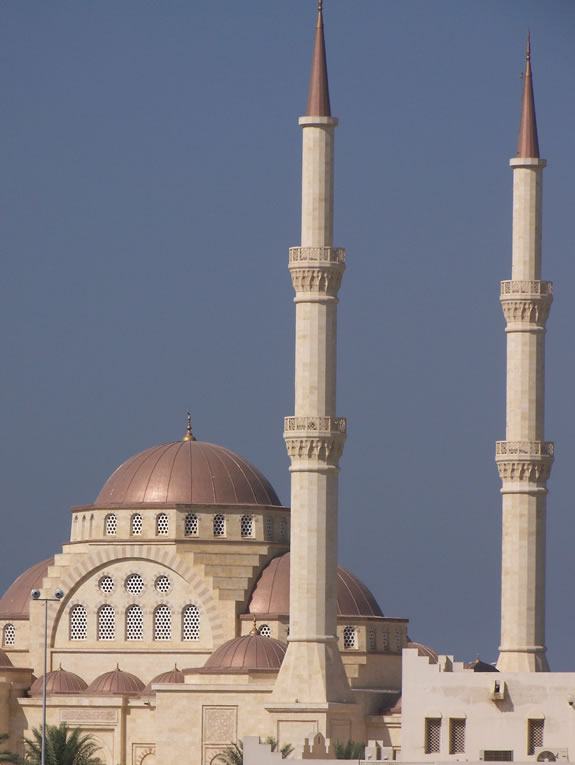 A mosque view