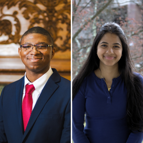 Maurice Davoren and Devshi Saxena