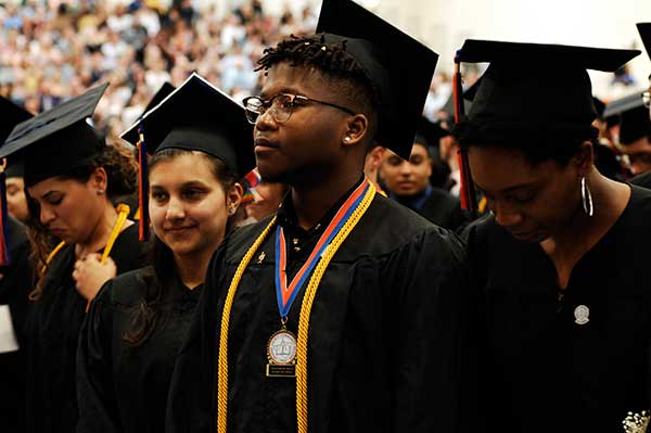 Commencement graduate