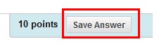 Save Answer button in Blackboard 9.1