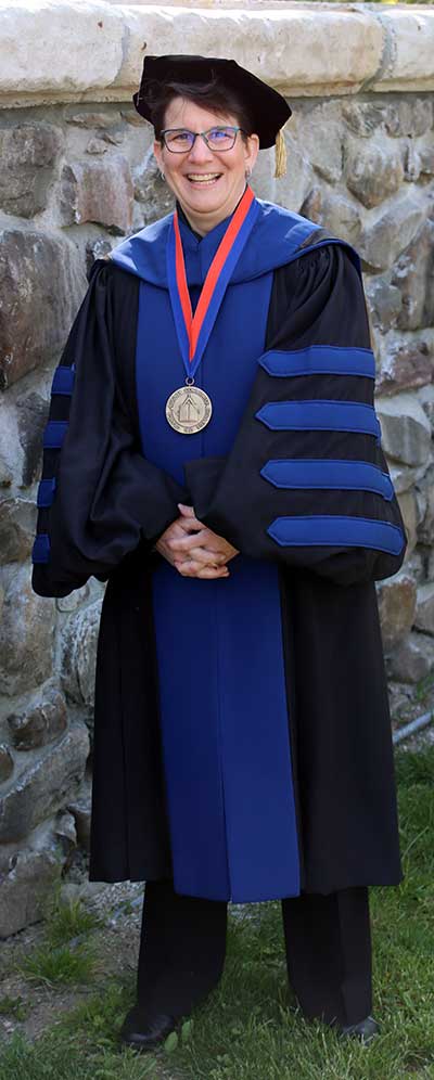 Dr. Young at Commencement